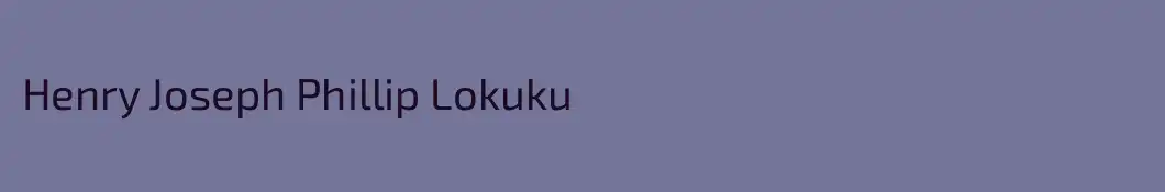 Henry Joseph Phillip Lokuku